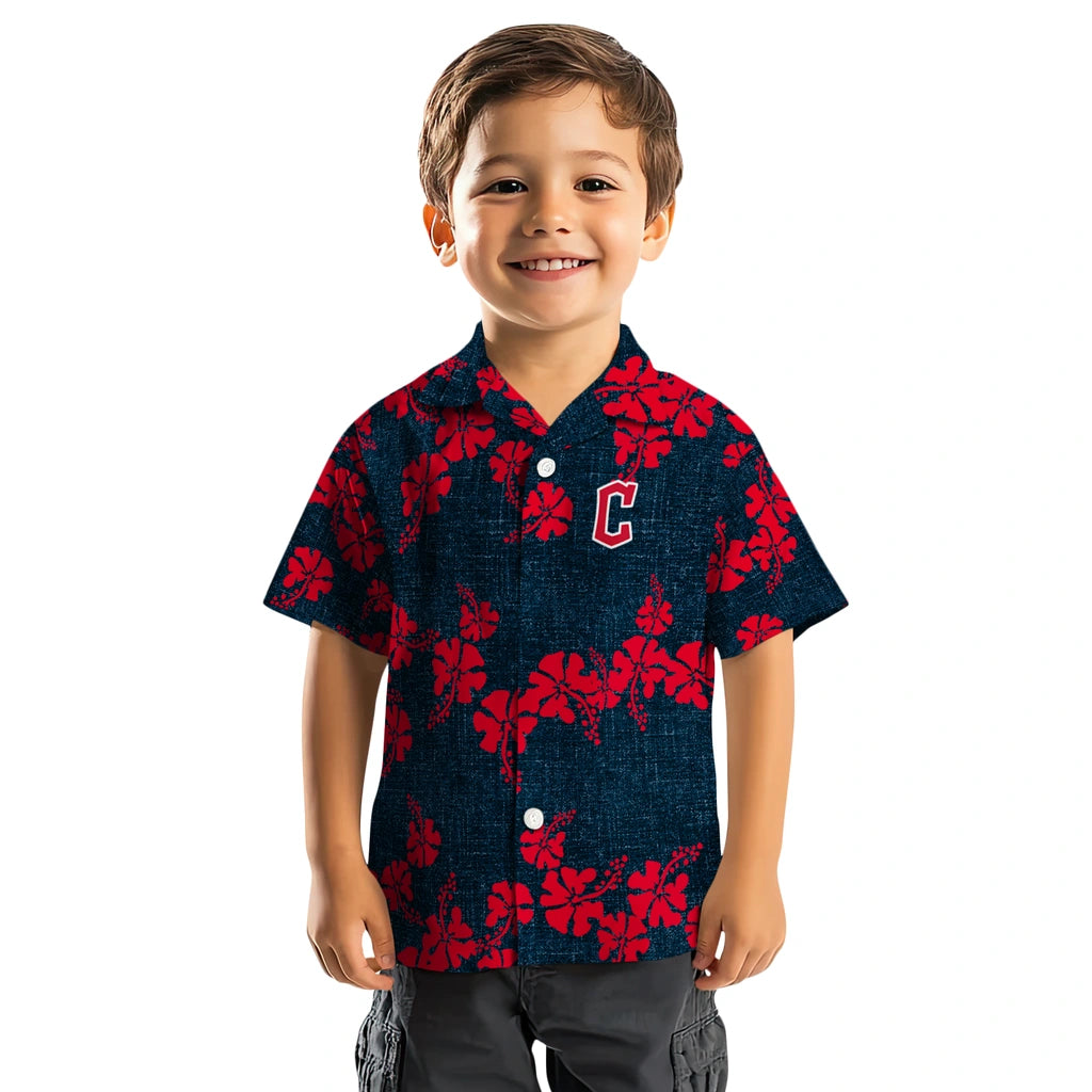 Cleveland Guardians Hawaiian Shirt - 50th State Flower | Moonbestprint