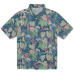 Cleveland Guardians Hawaiian Shirt - Anthurium Overlay | Moonbestprint