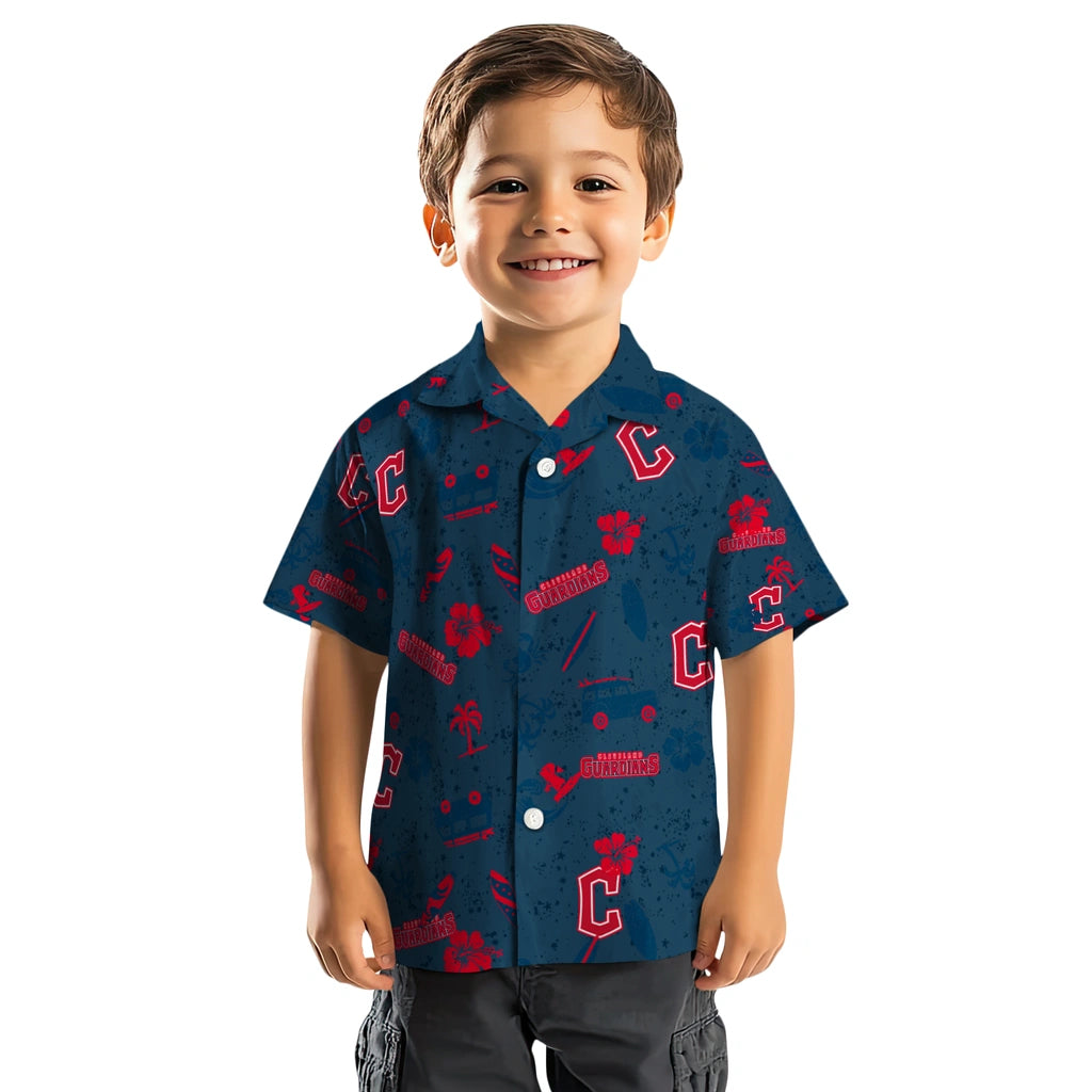 Cleveland Guardians Hawaiian Shirt - Beach Vibe | Moonbestprint