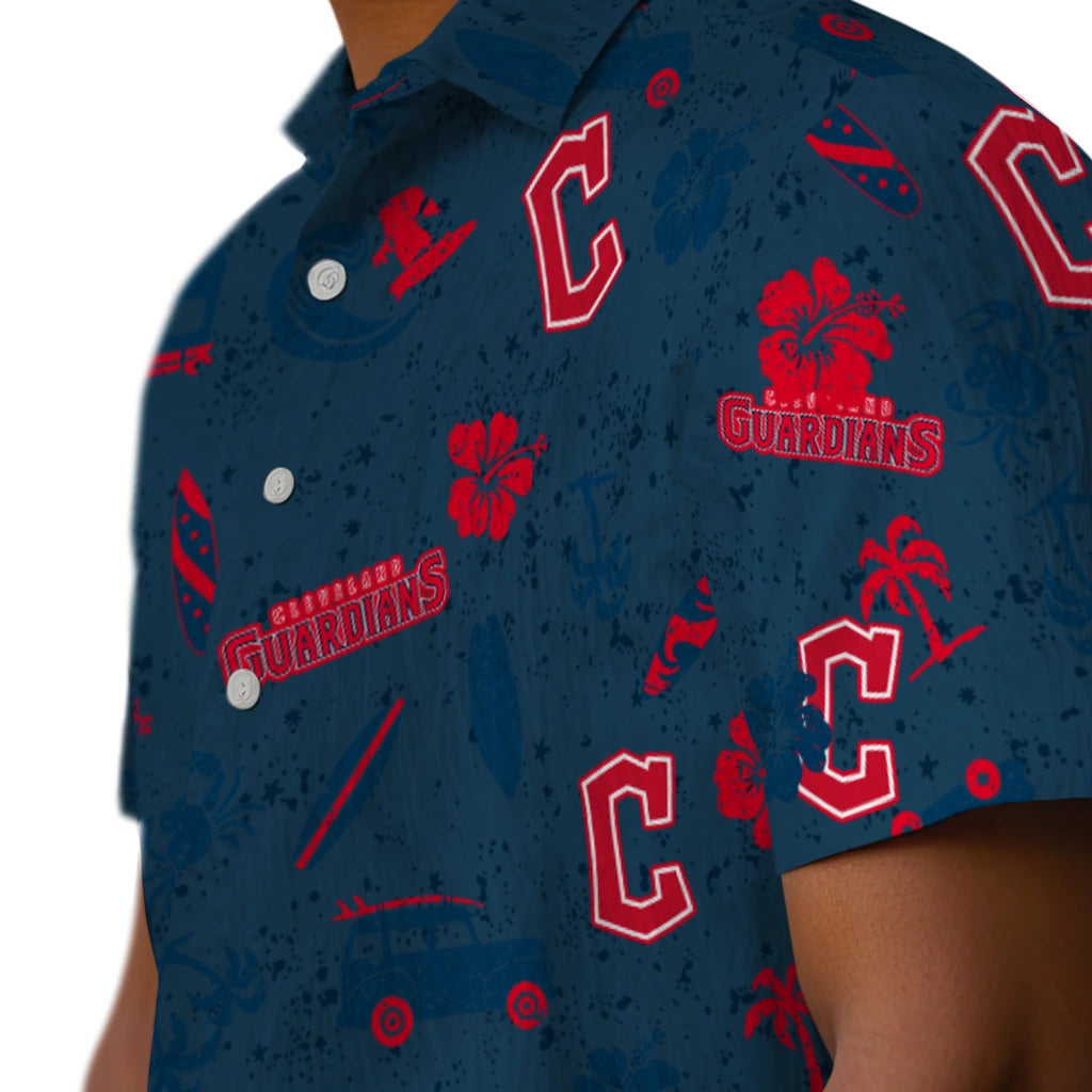 Cleveland Guardians Hawaiian Shirt - Beach Vibe | Moonbestprint