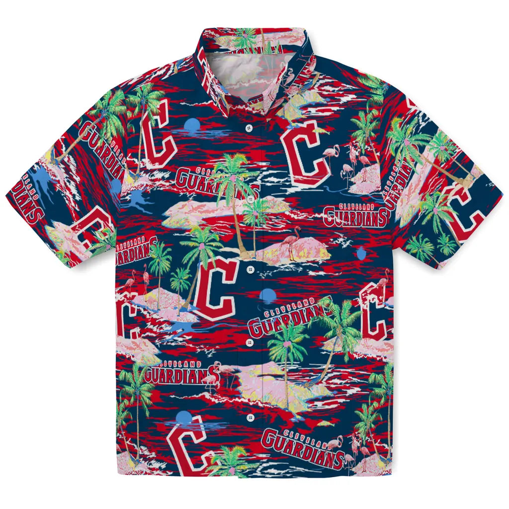 Cleveland Guardians Flamingo Retreat 2026 Hawaiian Shirt – Moonbestprint