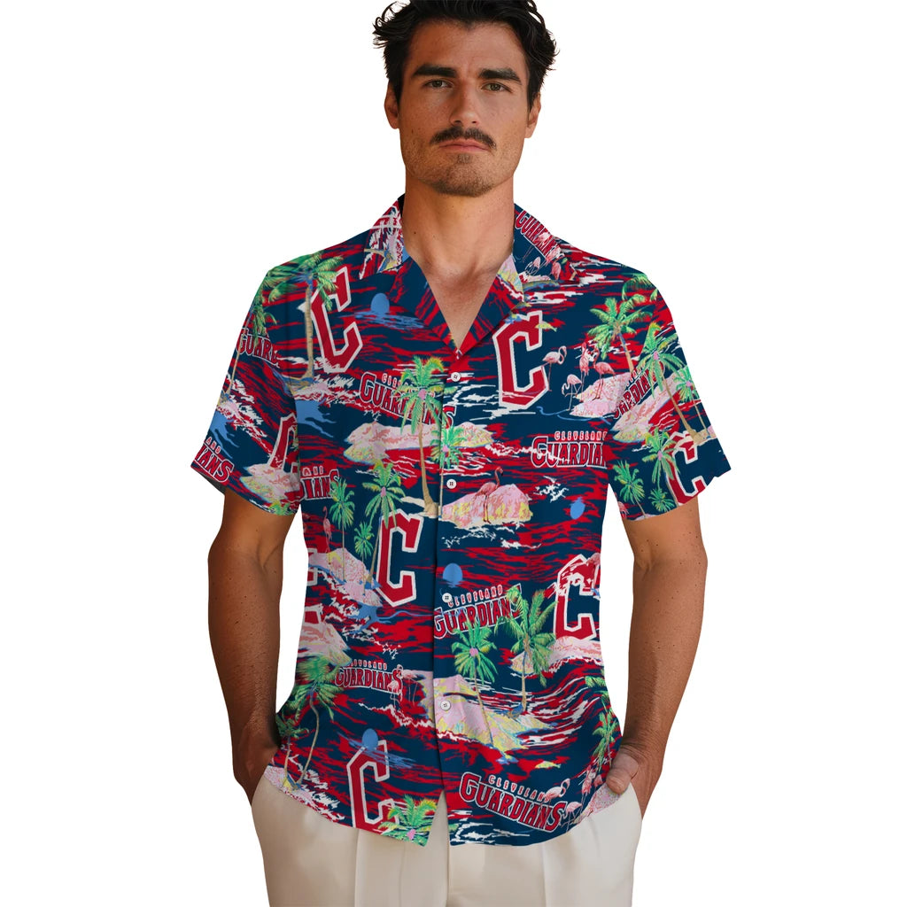 Cleveland Guardians Flamingo Retreat 2026 Hawaiian Shirt – Moonbestprint