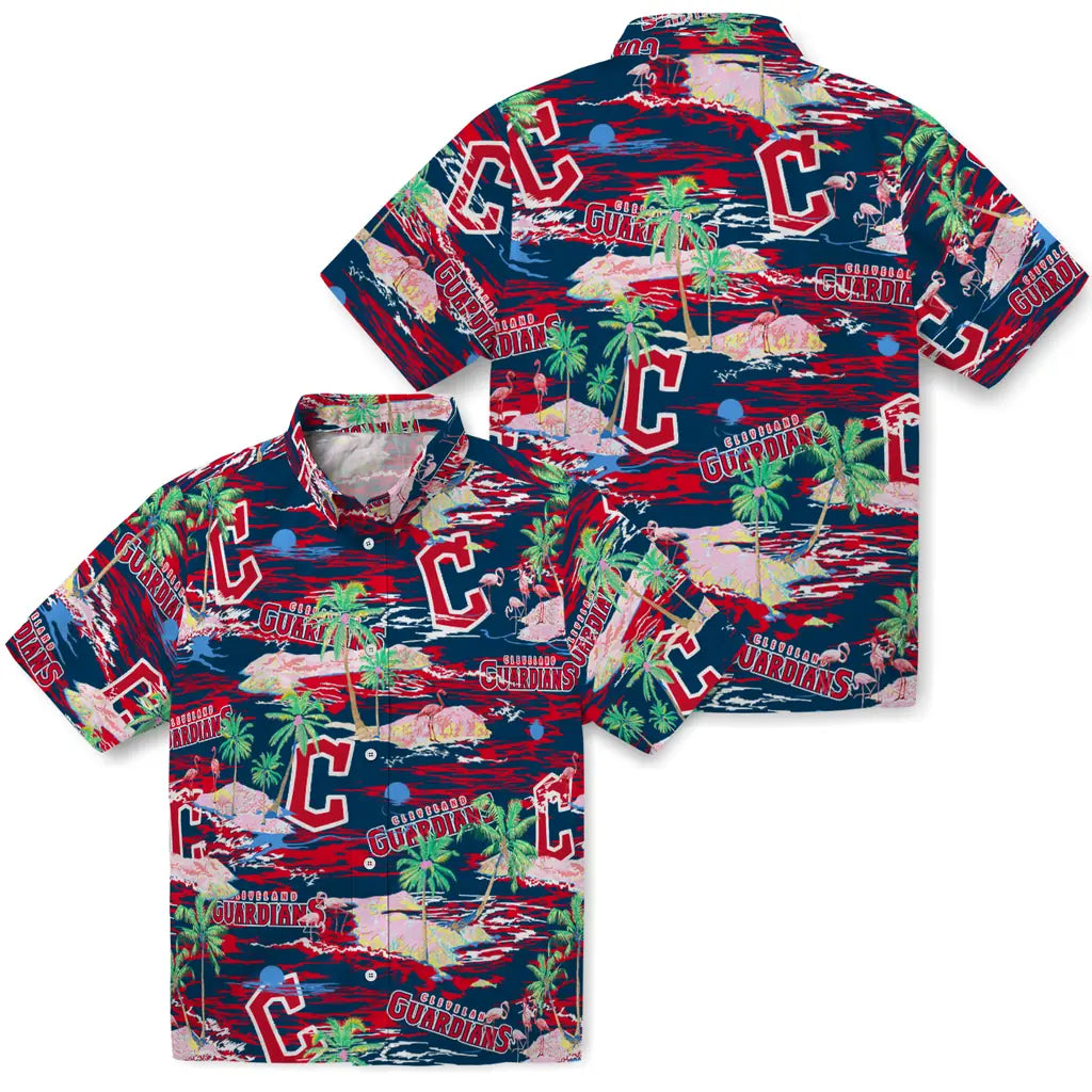 Cleveland Guardians Flamingo Retreat 2026 Hawaiian Shirt – Moonbestprint