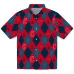 Cleveland Guardians Hawaiian Shirt - Golfing Plaid | Moonbestprint