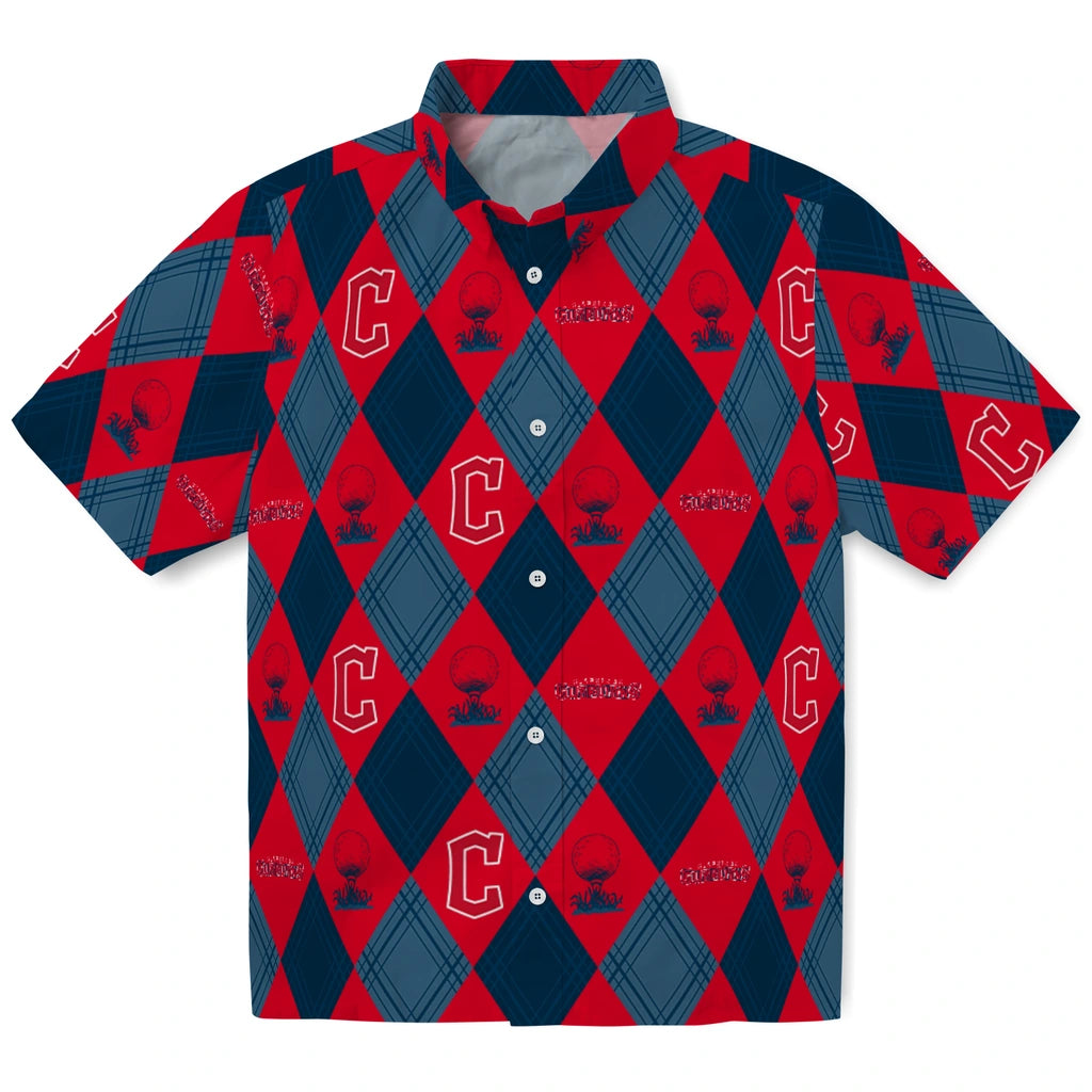 Cleveland Guardians Hawaiian Shirt - Golfing Plaid | Moonbestprint