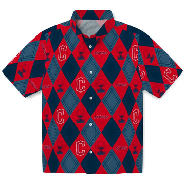 Cleveland Guardians Hawaiian Shirt - Golfing Plaid | Moonbestprint