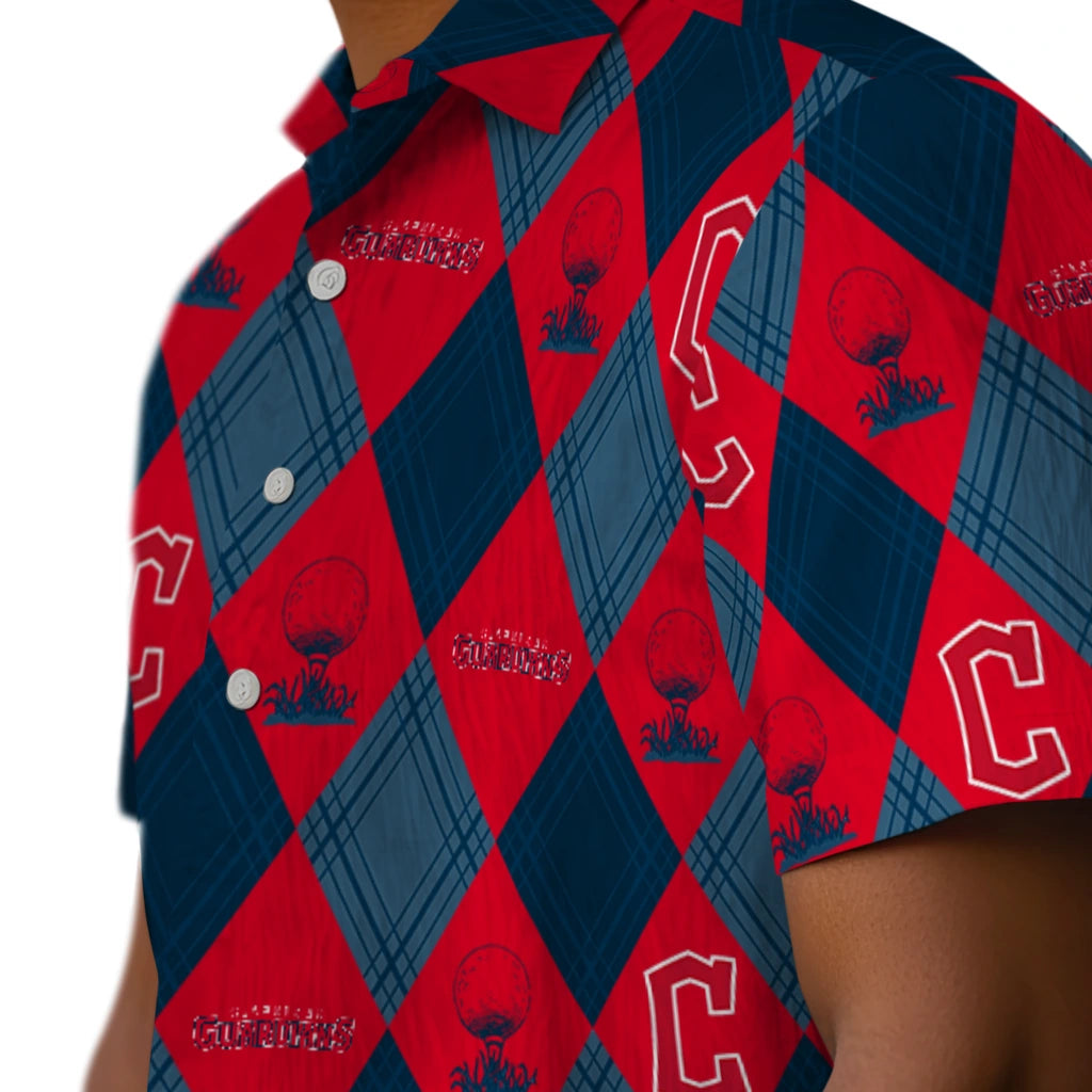 Cleveland Guardians Hawaiian Shirt - Golfing Plaid | Moonbestprint