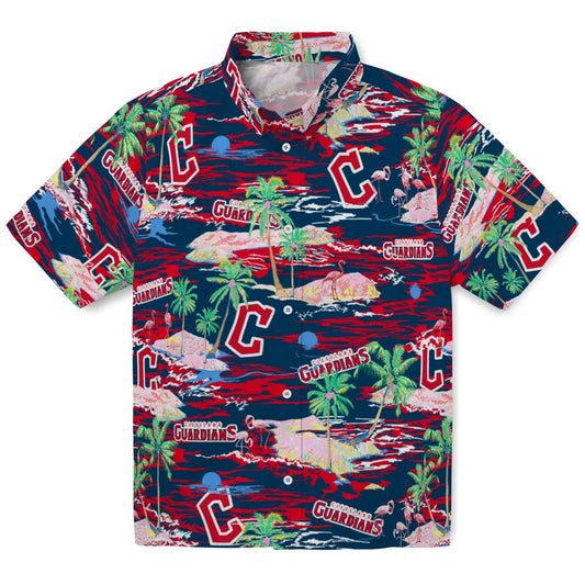 Cleveland Guardians Hawaiian Shirt - Hawaii Island | Moonbestprint