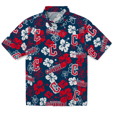 Cleveland Guardians Hibiscus Bloom Hawaiian Shirt – Moonbestprint