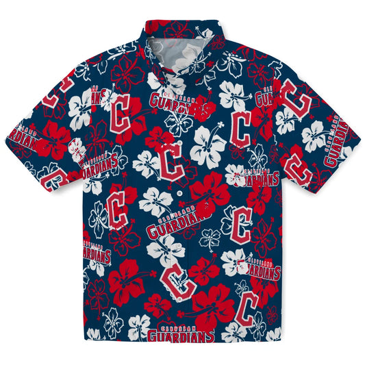 Cleveland Guardians Hibiscus Bloom Hawaiian Shirt – Moonbestprint