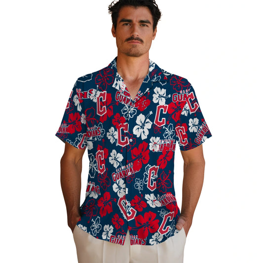 Cleveland Guardians Hibiscus Bloom Hawaiian Shirt – Moonbestprint