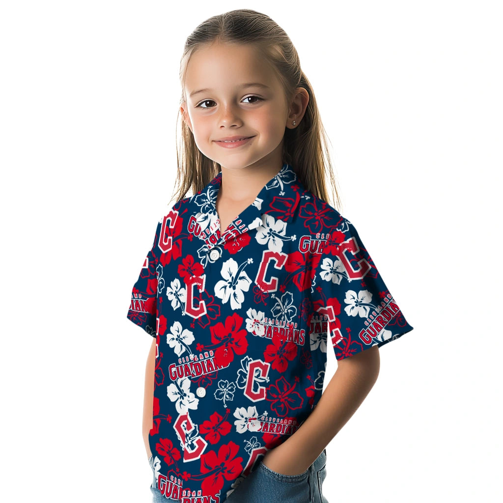 Cleveland Guardians Hibiscus Bloom Hawaiian Shirt – Moonbestprint