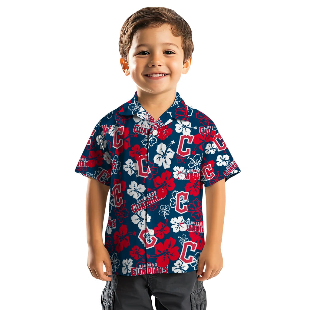 Cleveland Guardians Hibiscus Bloom Hawaiian Shirt – Moonbestprint