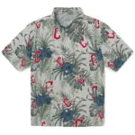 Cleveland Guardians Hawaiian Shirt - Hibiscus Designs | Moonbestprint