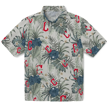 Cleveland Guardians Hawaiian Shirt - Hibiscus Designs | Moonbestprint