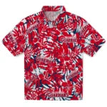 Cleveland Guardians Hawaiian Shirt - Hibiscus Overlay | Moonbestprint