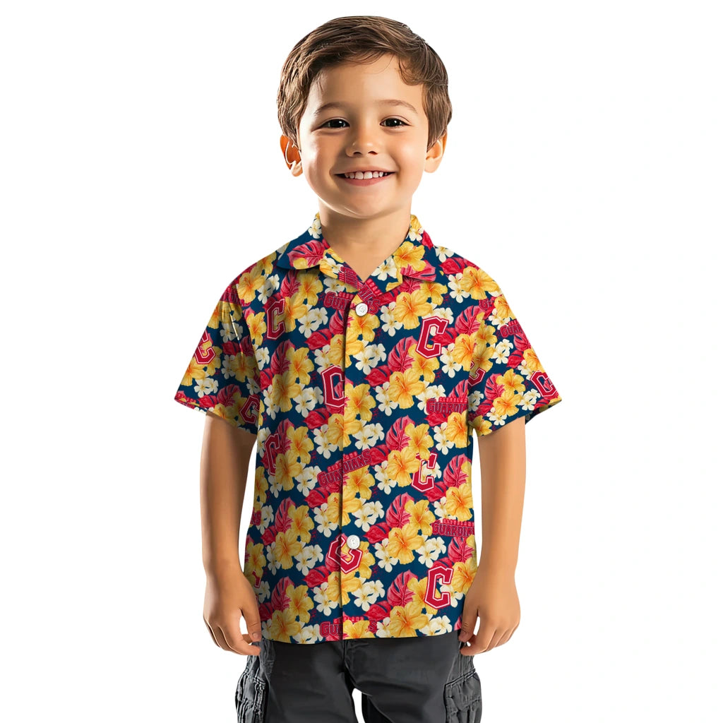 Cleveland Guardians Hawaiian Shirt - Hibiscus Tropics | Moonbestprint