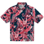 Cleveland Guardians Hawaiian Shirt - Palm Leaves | Moonbestprint