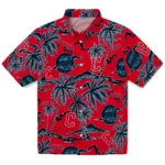 Cleveland Guardians Hawaiian Shirt - Palm Sunset | Moonbestprint