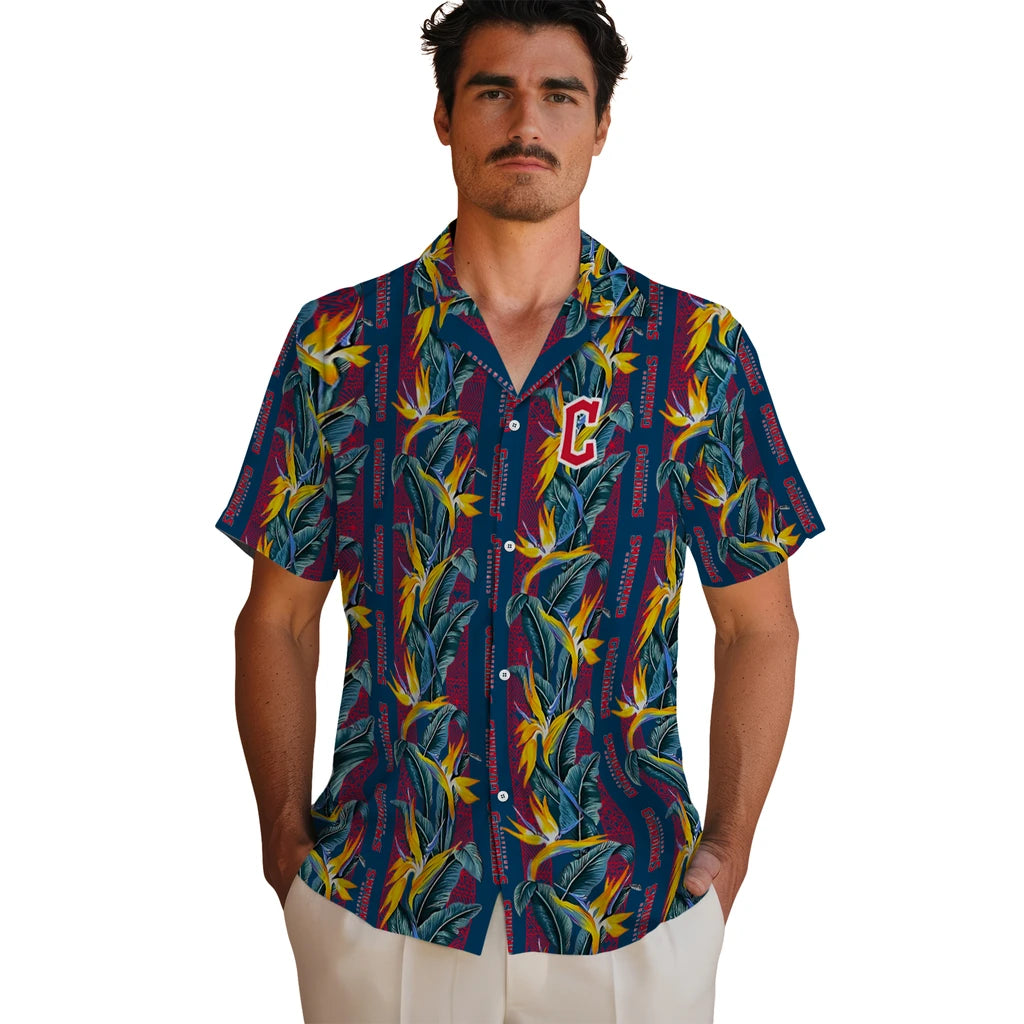 Cleveland Guardians Hawaiian Shirt - Paradise Vines | Moonbestprint
