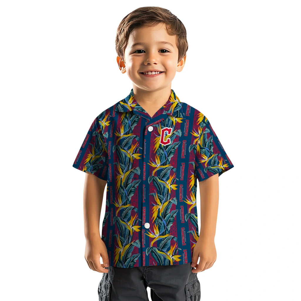 Cleveland Guardians Hawaiian Shirt - Paradise Vines | Moonbestprint