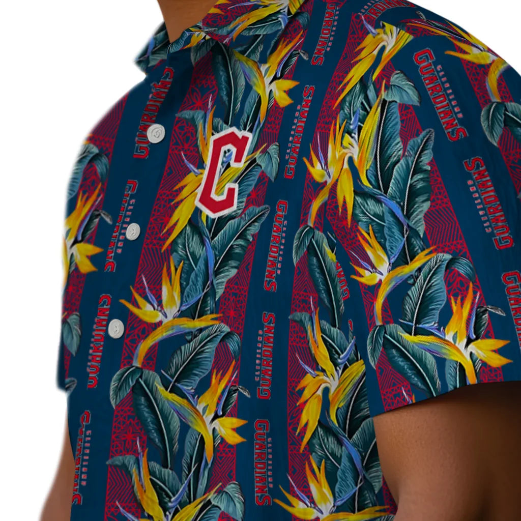 Cleveland Guardians Hawaiian Shirt - Paradise Vines | Moonbestprint