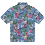 Cleveland Guardians Hawaiian Shirt - Pineapple Bouquet | Moonbestprint