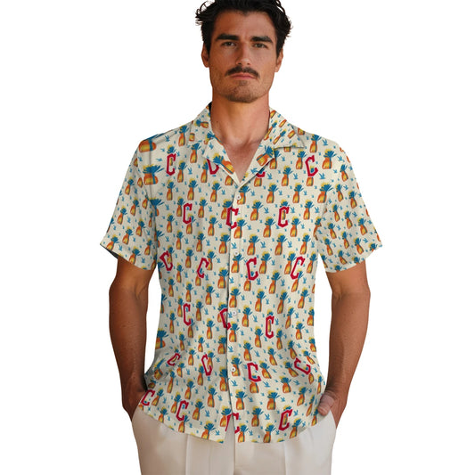 Cleveland Guardians Hawaiian Shirt - Pineapple Delight | Moonbestprint
