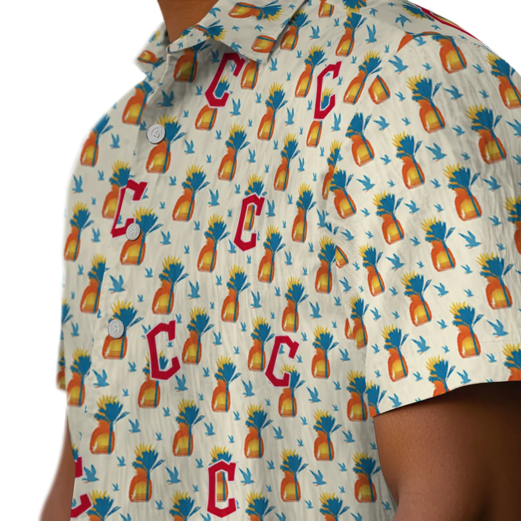 Cleveland Guardians Hawaiian Shirt - Pineapple Delight | Moonbestprint
