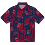 Cleveland Guardians Hawaiian Shirt - Turtle Lines | Moonbestprint