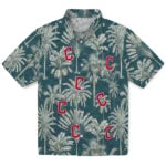 Cleveland Guardians Hawaiian Shirt - Vintage Palm Tree | Moonbestprint