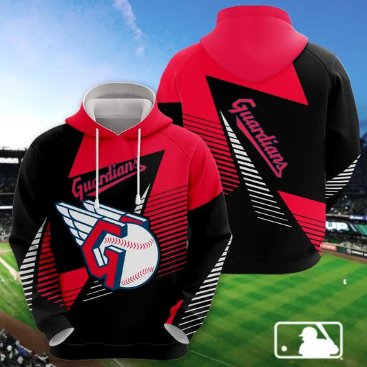 Cleveland Guardians Printed MLB All Over Print Hoodie -Moonbestprint