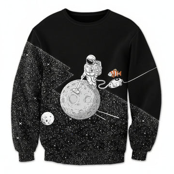 Cloudstyle 2017 Hoodies Men Fashion Sweater 3D Printed Hoodie Astronauts Print Harajuku Style Streetwear Pullover Hoodies Sh4416 ? Usalast