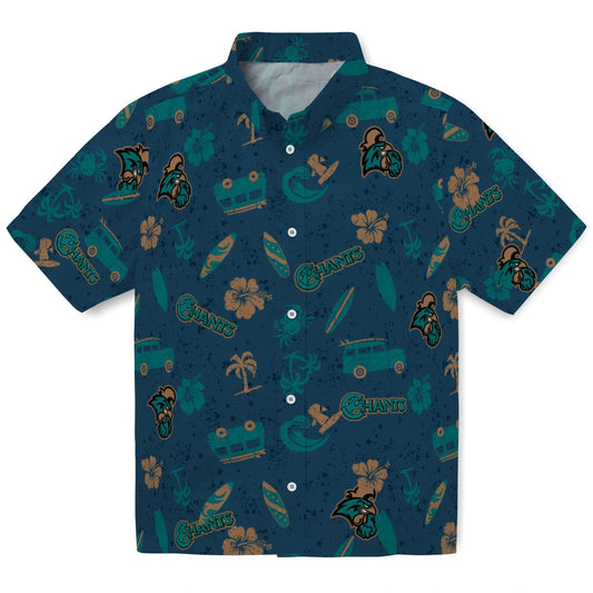 Coastal Carolina Chanticleers Hawaiian Shirt - Beach Vibe | Moonbestprint