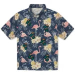 Coastal Carolina Chanticleers Hawaiian Shirt - Flamingo Hibiscus | Moonbestprint