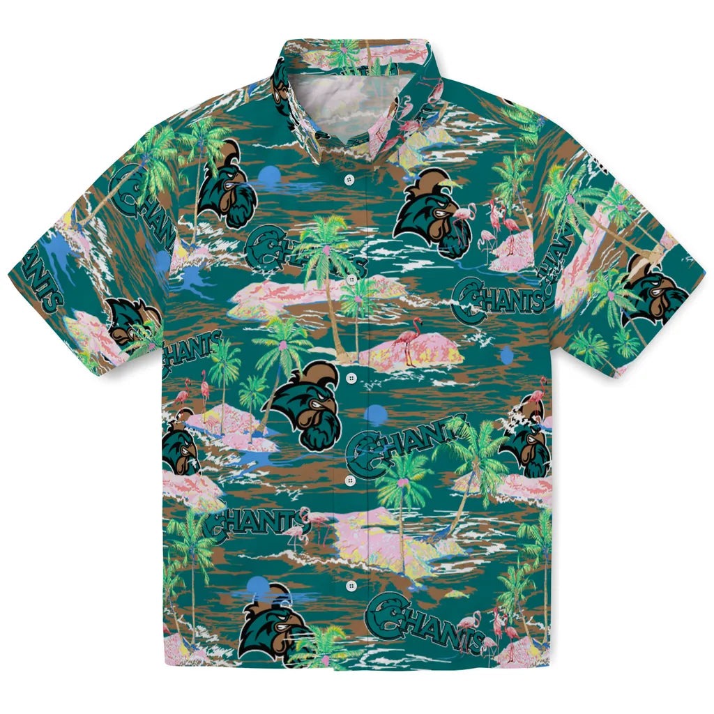 Coastal Carolina Chanticleers Flamingo Retreat 2026 Hawaiian Shirt – Moonbestprint