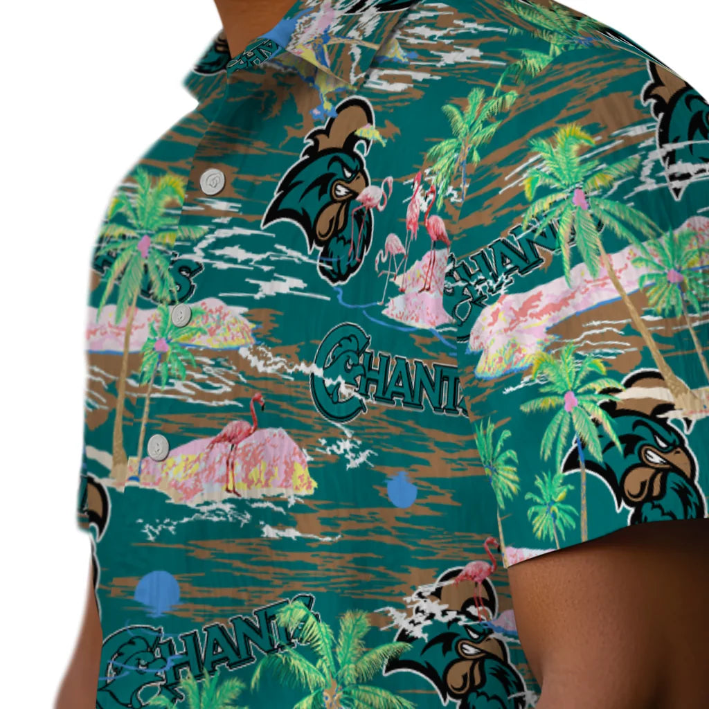 Coastal Carolina Chanticleers Flamingo Retreat 2026 Hawaiian Shirt – Moonbestprint