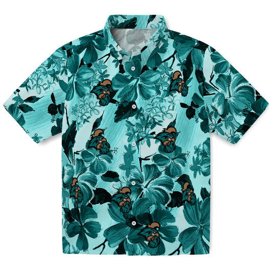 Coastal Carolina Chanticleers Hawaiian Shirt - Hibiscus Arrangement | Moonbestprint