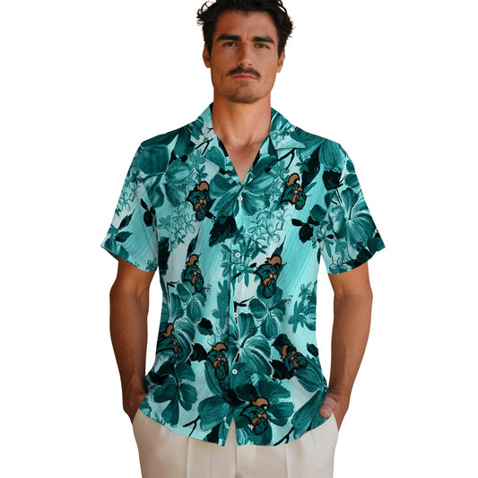 Coastal Carolina Chanticleers Hawaiian Shirt - Hibiscus Arrangement | Moonbestprint