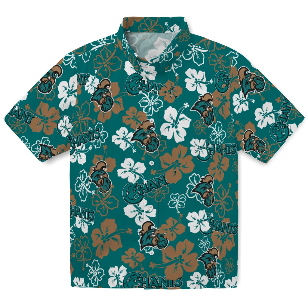 Coastal Carolina Chanticleers Hibiscus Bloom Hawaiian Shirt – Moonbestprint