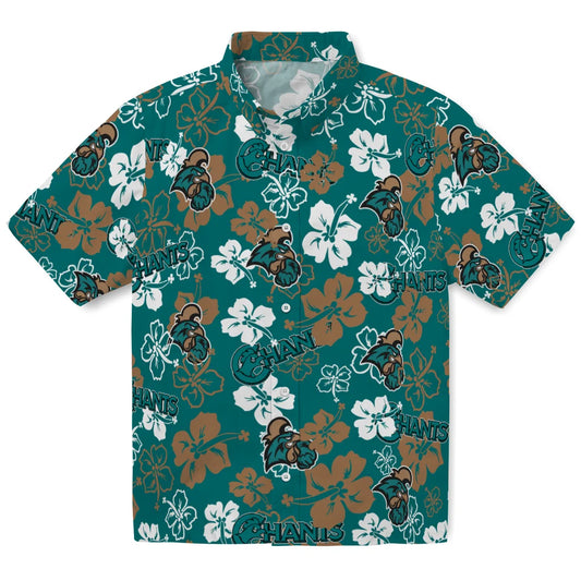 Coastal Carolina Chanticleers Hibiscus Bloom Hawaiian Shirt – Moonbestprint