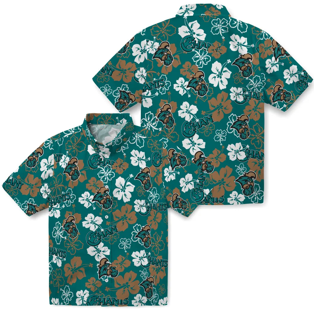 Coastal Carolina Chanticleers Hibiscus Bloom Hawaiian Shirt – Moonbestprint