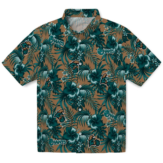 Coastal Carolina Chanticleers Hawaiian Shirt - Hibiscus Exotic | Moonbestprint