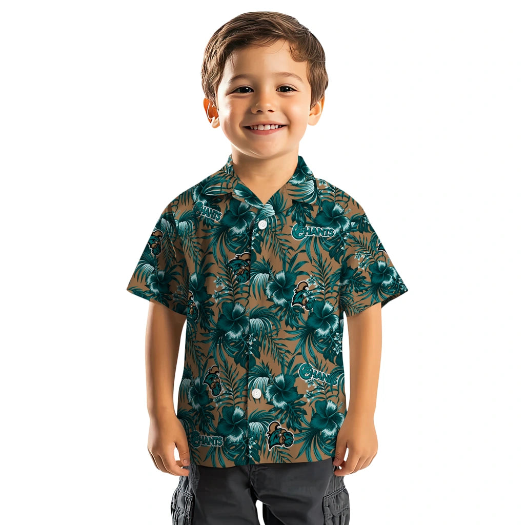 Coastal Carolina Chanticleers Hawaiian Shirt - Hibiscus Exotic | Moonbestprint