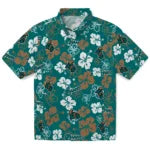 Coastal Carolina Chanticleers Hawaiian Shirt - Hibiscus Flower Design | Moonbestprint