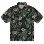 Coastal Carolina Chanticleers Hawaiian Shirt - Hibiscus Leaves Pattern | Moonbestprint