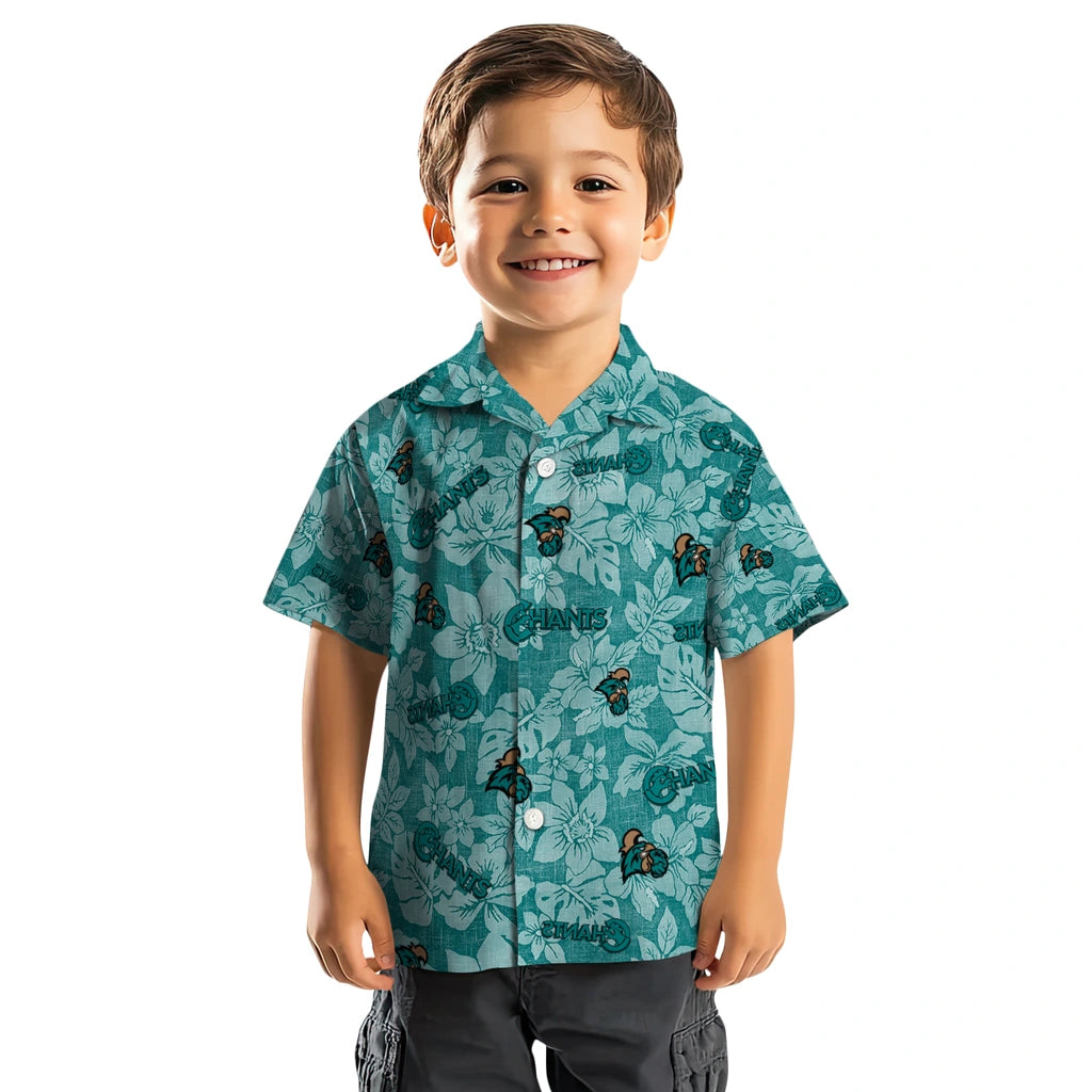 Coastal Carolina Chanticleers Hawaiian Shirt - Hibiscus Oasis | Moonbestprint