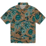 Coastal Carolina Chanticleers Hawaiian Shirt - Palm Sunset | Moonbestprint