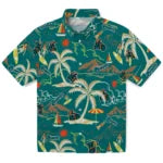 Coastal Carolina Chanticleers Hawaiian Shirt - Palm Tree Island | Moonbestprint