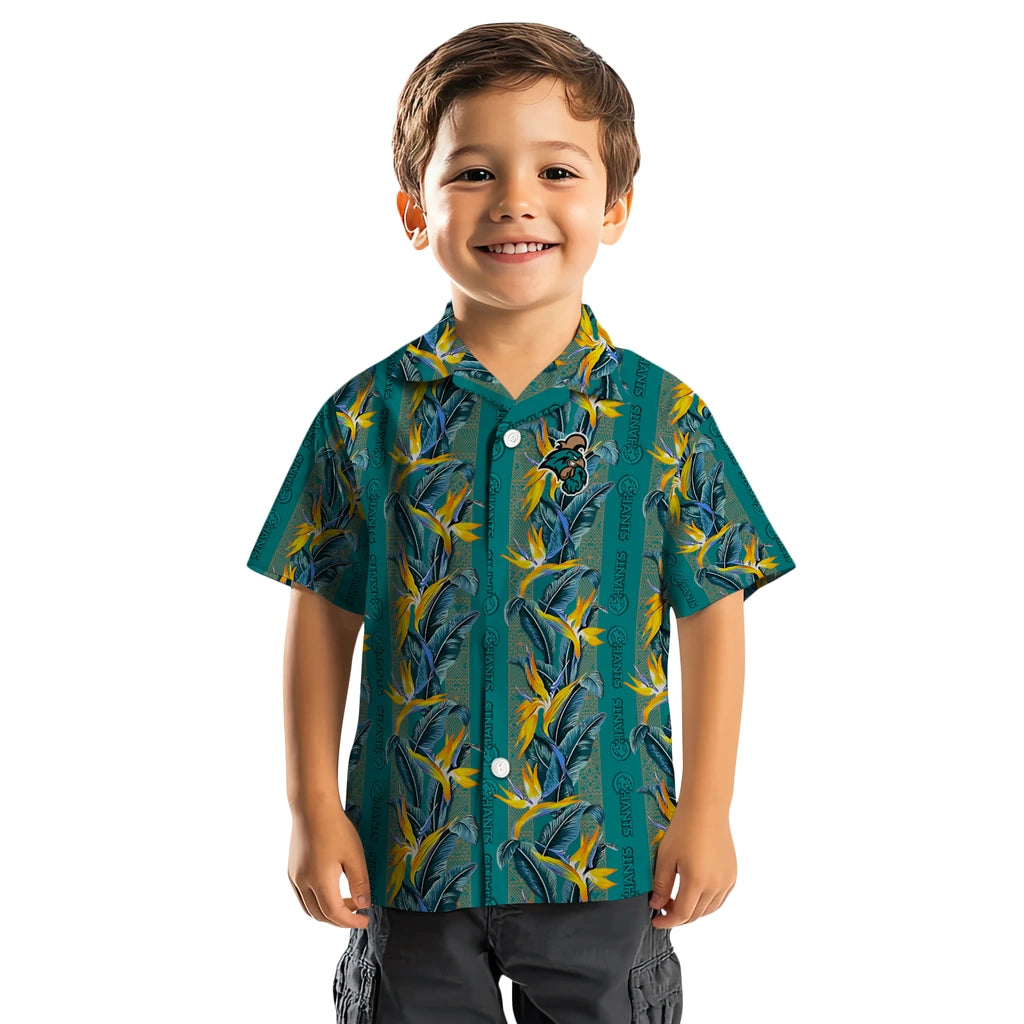 Coastal Carolina Chanticleers Hawaiian Shirt - Paradise Vines | Moonbestprint